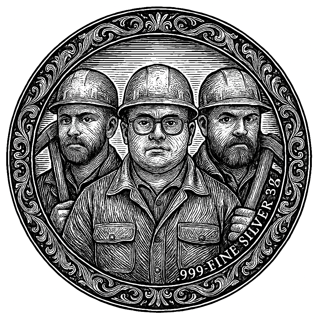 3 Gram .999 Fine Silver “Nugget Trail” Bullion Round – Uncirculated (Limited Edition)