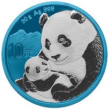 2019 “Space Blue” Panda – 30g. 999+ Fine Silver – Limited Edition